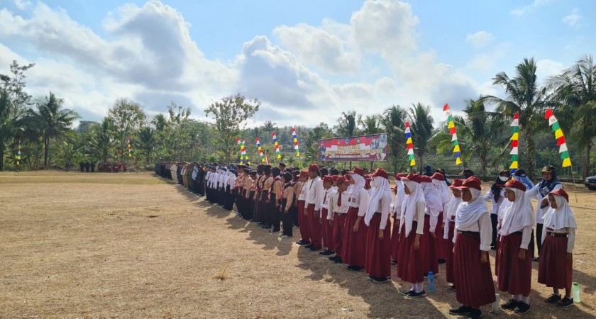 Upacara Pembukaan TMMD di Padukuhan Kluwih