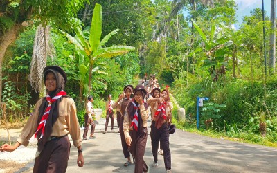 Pemantapan Calon Penggalang Ramu SMP Negeri 2 Girimulyo